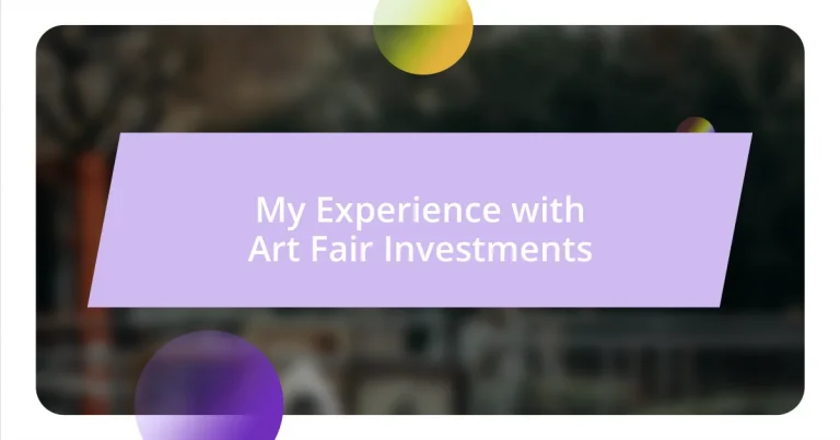 My Experience with Art Fair Investments